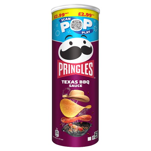 PRINGLES TEXAS BBQ £2.99 165g