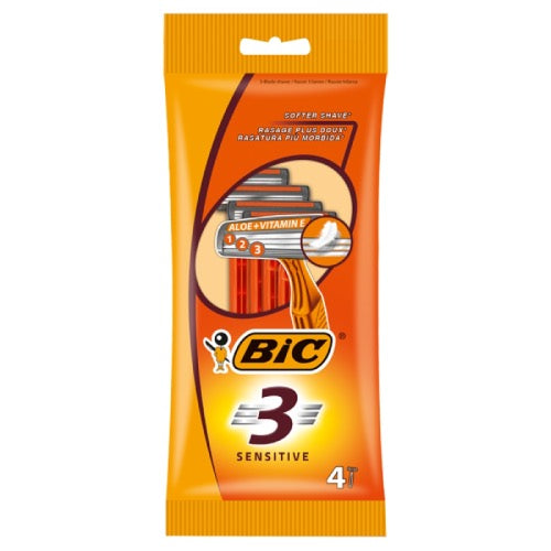 BIC 3 SENSITIVE MENS RAZOR BOX 4 PACK Main image