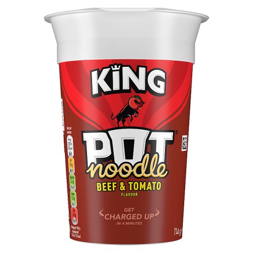 KING POT NOODLE BEEF &TOMATO 118G Main image