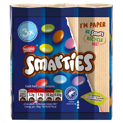 NESTLE SMARTIES HEXATUBE [3 PACK] 3pk Main image