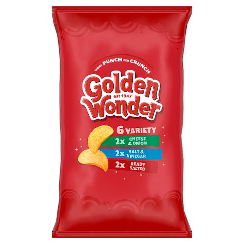 GOLDEN WONDER VARIETY [6 PACK] 25g Main image