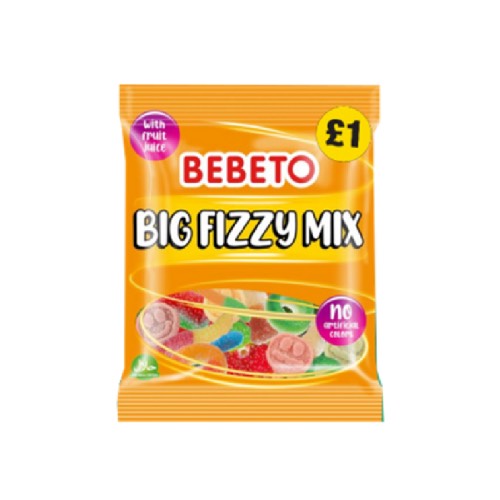 BEBETO BIG FIZZY MIX £1 150g