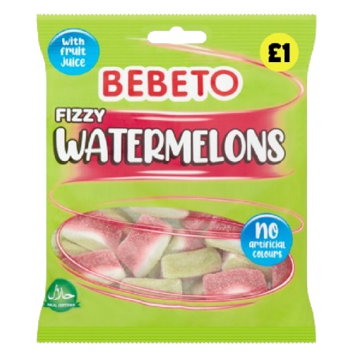 BEBETO FIZZY WATERMELONS 150g Main image