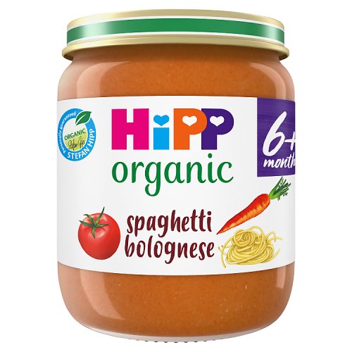 HIPP ORGANIC SPAGHETTI BOLOGNESE BABY JAR 6 MONTH 125g Main image