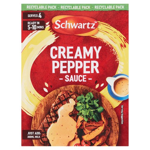 SCHWARTZ CREAMY PEPPER SAUCE 25g Main image