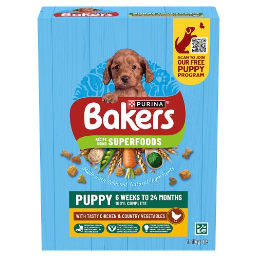 BAKERS PUPPY CHICKEN & VEGETABLE & WHOLEGRAIN 1kg Main image