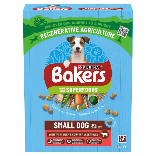 BAKERS SMALL DOG BEEF & VEGETABLE 1.1KG Main image