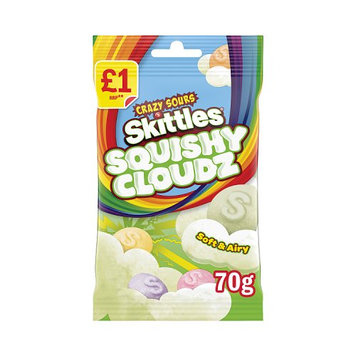 SKITTLES FRUIT SQUISHY CLOUDZ 70g Main image