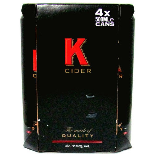 K CIDER 7.5% 4X500m Main image
