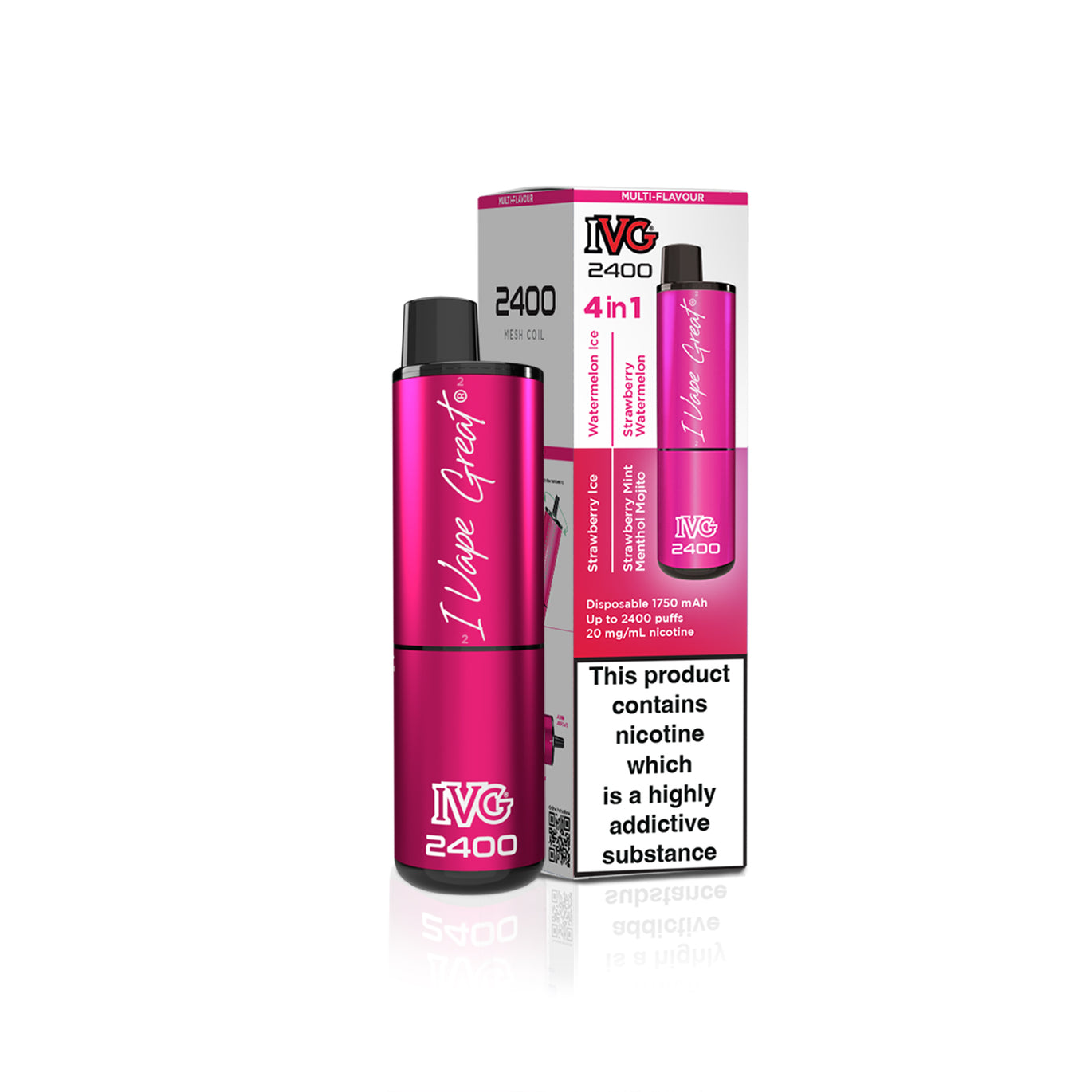 IVG 2400 4 IN 1 PINK EDITION (5) Main image