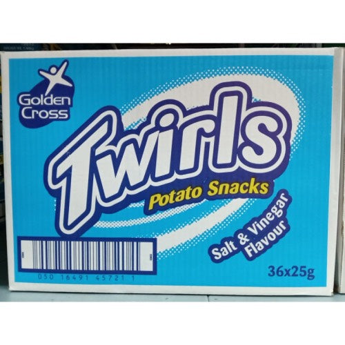 GOLDEN CROSS TWIRLS SALT & VINEGAR 25g Main image