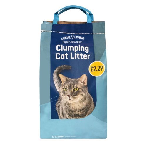 LOCAL LIVING CLUMPING CAT LITTER 5LITRE Main image