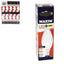 MAXIM LED 60W CANDLE SES BULBS COOL WHITE 10s