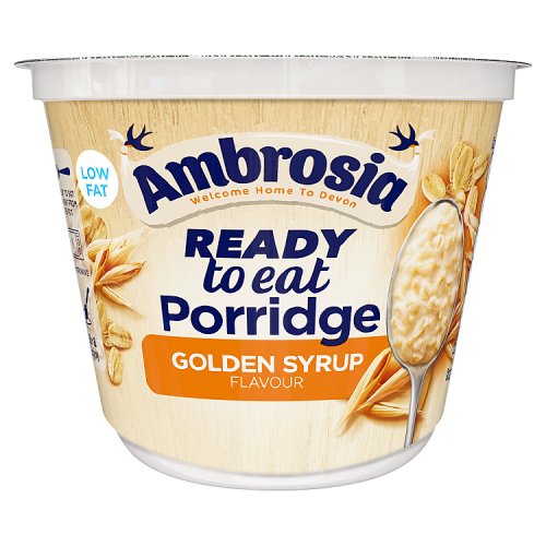AMBROSIA PORRIDGE GOLD SYRUP RTE 210g
