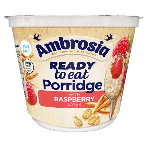 AMBROSIA PORRIDGE RASPBERRY LAYER RTE 210g