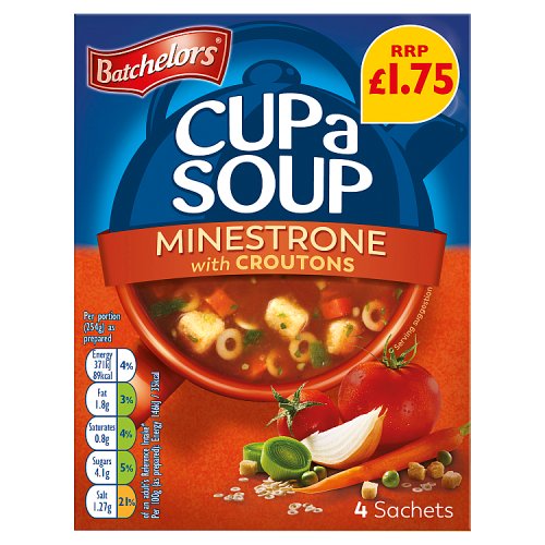 BATCHELORS CUP A SOUP MINESTRONE £1.75 94g