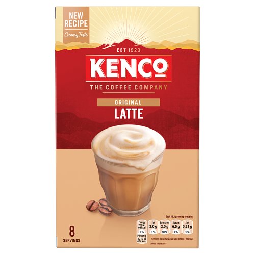 KENCO LATTE INSTANT COFFEE 8s