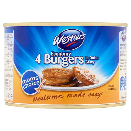 WESTLERS BURGERS IN ONION GRAVY 425g Main image