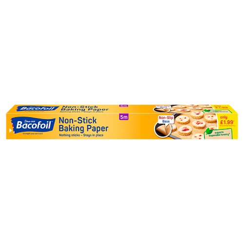 BACOFOIL NON STICK BAKING PAPER [380MMX5M] 5m
