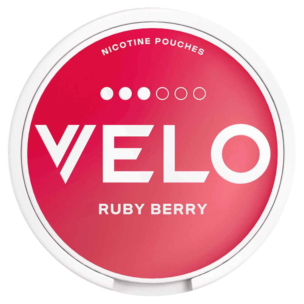 Velo Nicotine Pouch Strong Ruby Berry 10mg 10 Pack