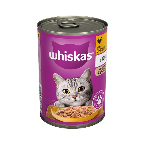WHISKAS 1+ CHICKEN IN JELLY 400g