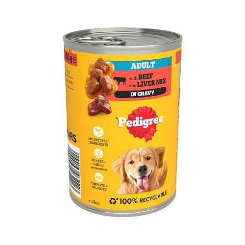PEDIGREE BEEF IN GRAVY 400g Main image