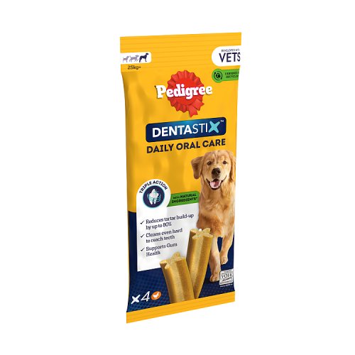 PEDIGREE DENTASTIX LARGE CHEWS 4 STICKS 154g