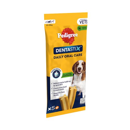 PEDIGREE DENTASTIX MEDIUM CHEWS 5 STICKS 128g