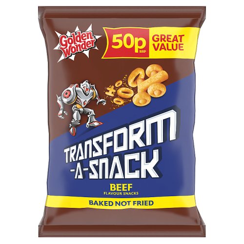 GOLDEN WONDER TRANSFORM A SNACK BEEF 50P 27g Main image