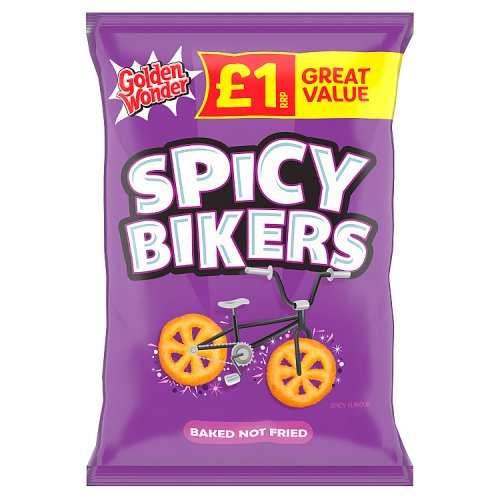 GOLDEN WONDER SPICY BIKERS £1 50g Main image