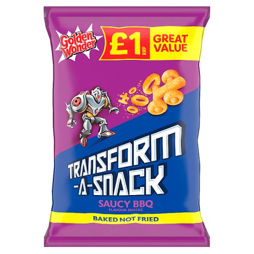 GOLDEN WONDER TRANSFORM A SNACK SAUCY BBQ £1 56g Main image