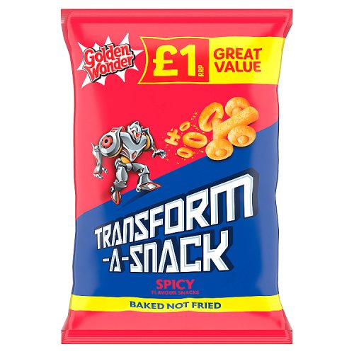 GOLDEN WONDER TRANSFORM A SNACK SPICY £1 56g Main image