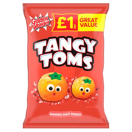 GOLDEN WONDER TANGY TOMS £1 63g Main image