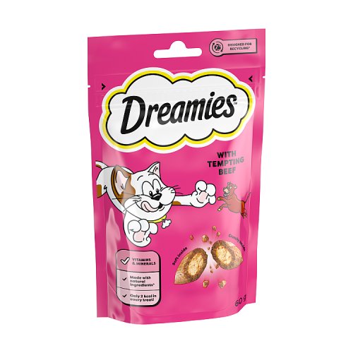 DREAMIES CAT TREATS WITH BEEF 60G Main image