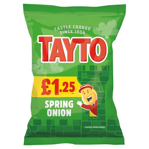 TAYTO SPRING ONION £1.25 65g Main image