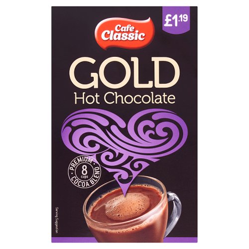 CAFE CLASSIC HOT CHOCOLATE £1.19 1s