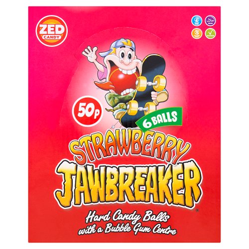 ZED STRAWBERRY JAWBREAKER BALL 49.5g