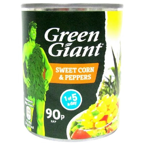 GREEN GIANT SWEETCORN & PEPPERS 90P 198g Main image
