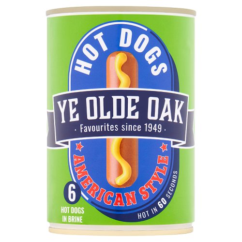 YE OLDE OAK 6 AMERICAN STYLE HOT DOGS 400G Main image