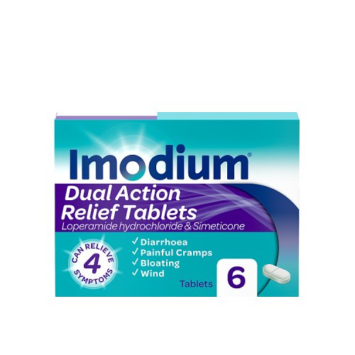 IMODIUM DUAL ACTION TABLETS 6s Main image