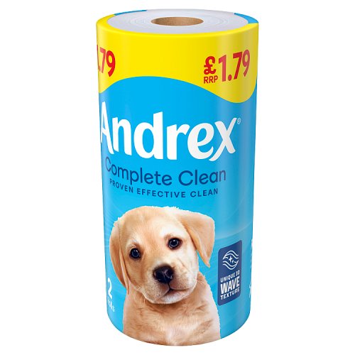 ANDREX COMPLETE CLEAN TOLIET ROLL 2rolls