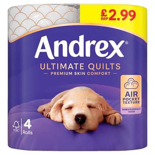 ANDREX ULITMATE QUILTS TOLIET ROLL 4roll Main image
