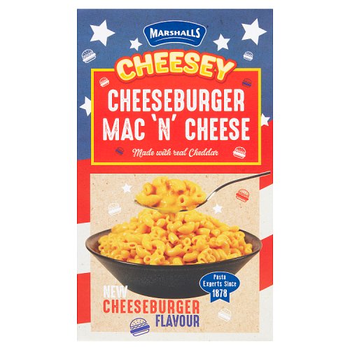 MARSHALLS MACARONI CHEESE BURGER 190G