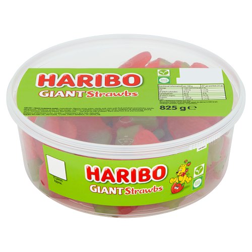 HARIBO GIANT STRAWBS 825g Main image