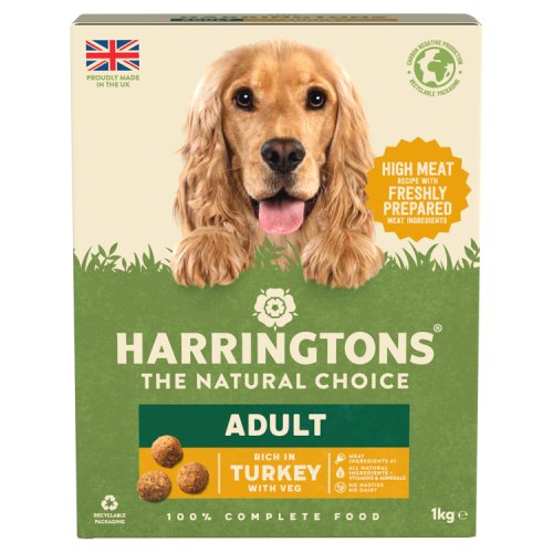 HARRINGTONS TURKEY ADULT DRY DOG FOOD 1kg Main image