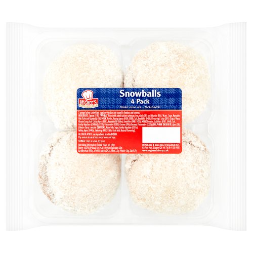 McGHEES SNOWBALLS 4PACK Main image