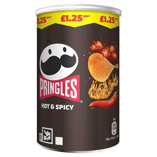 PRINGLES HOT & SPICY £1.25 70g