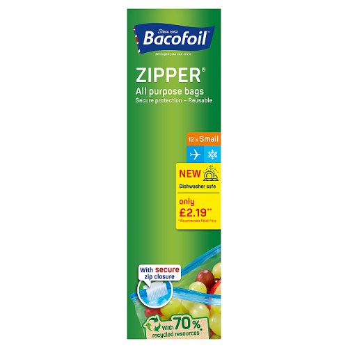 BACOFOIL ZIPPER BAGS 12s Main image