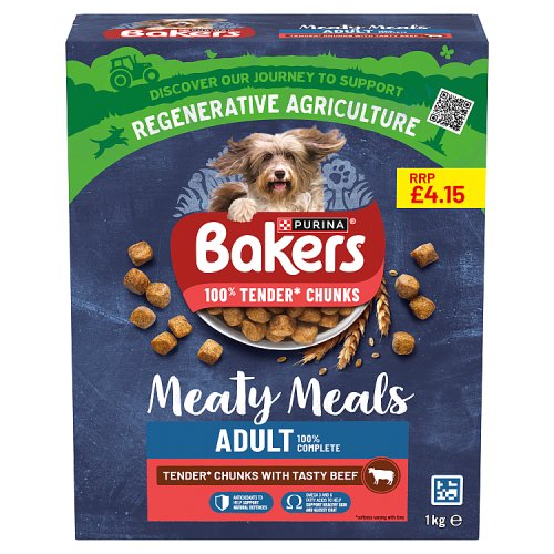 BAKERS MEATY MEALS BEEF 1kg Main image