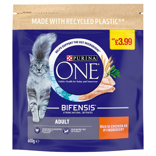 PURINA ONE ADULT CAT CHICKEN & WHOLEGRAIN 600g Main image